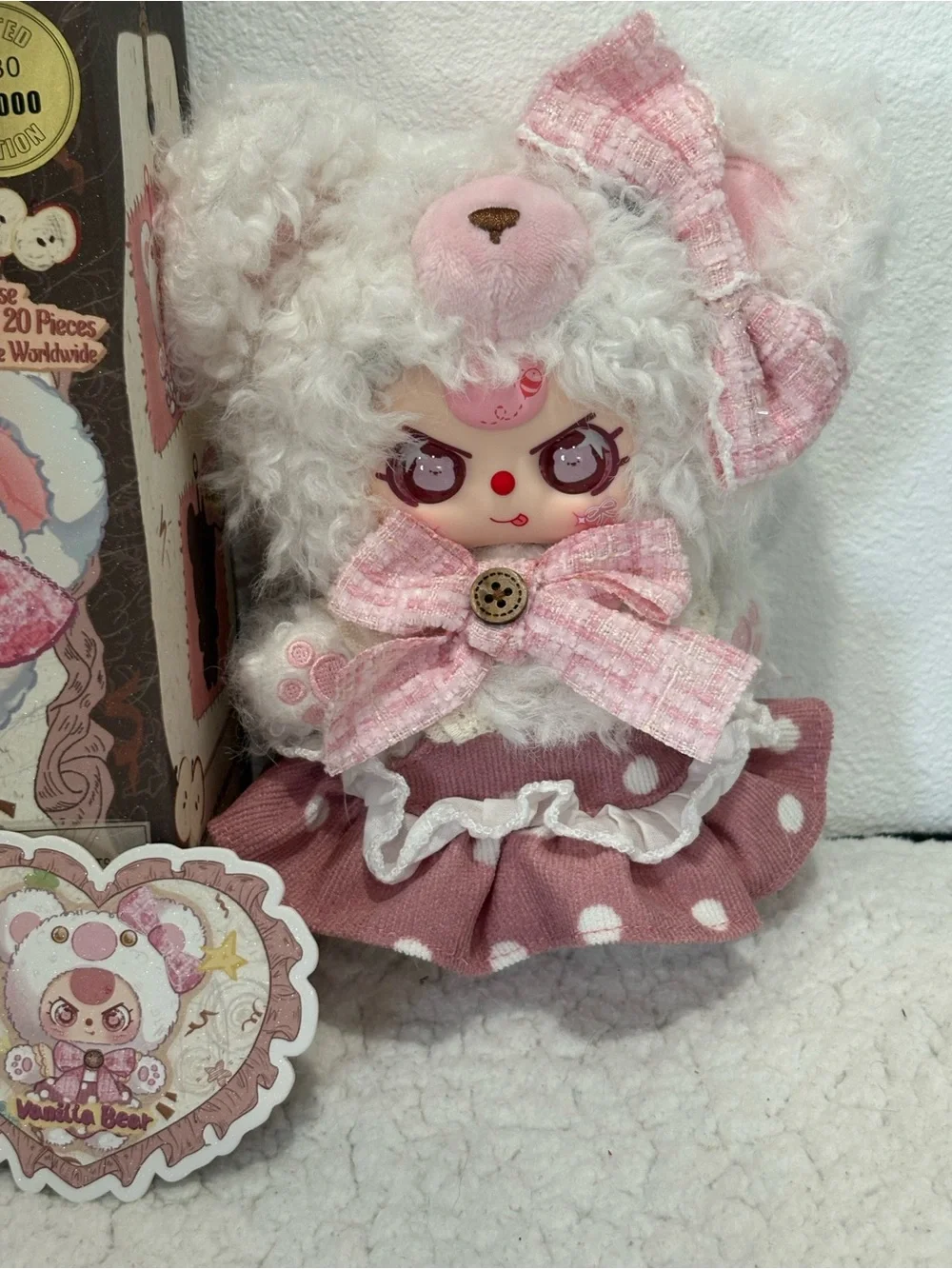 SDCC 2026 Exclusive Baby Three Teddy bear vanilla bear
